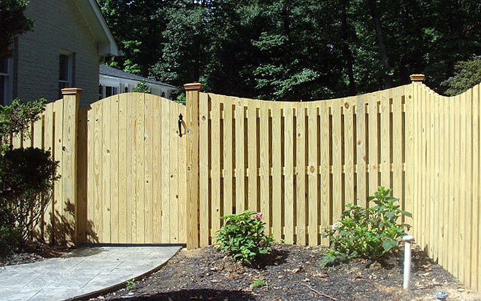 3-PRIVACY - Concave Dip Board on Board Wood Privacy Fence 2_1