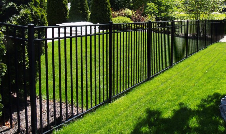 3-3 rail ascot aluminum fence