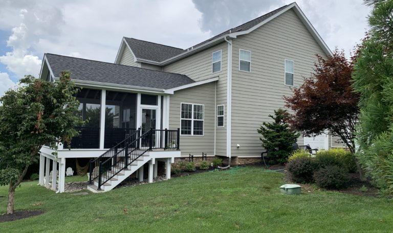 Fence and Deck Connection Residential Screened Porches-min