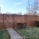 Mocha Walnut Semi Private Vinyl Fence