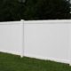 White Privacy PVC Fence