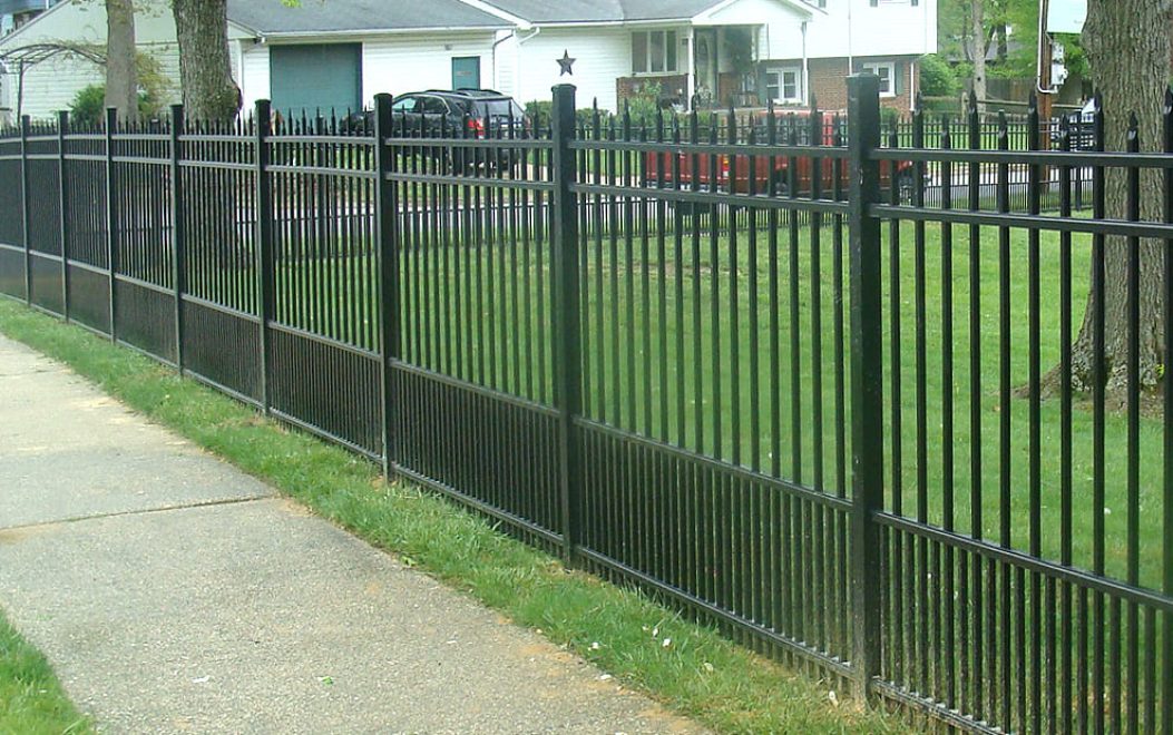 18-Alumi-Guard Hamilton Puppy Picket Pressed Spear Aluminum Fence