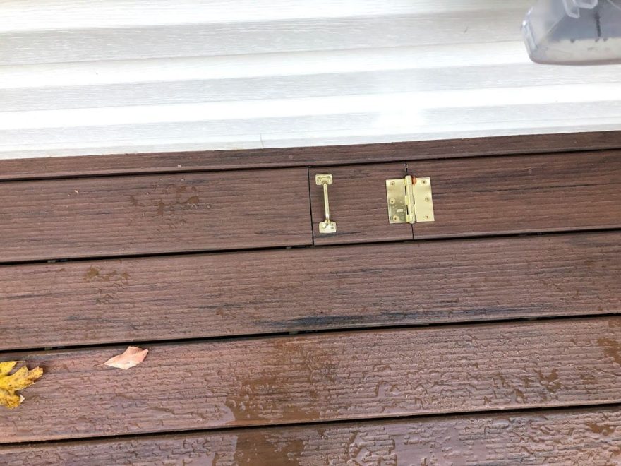 Access Latch in Deck Board