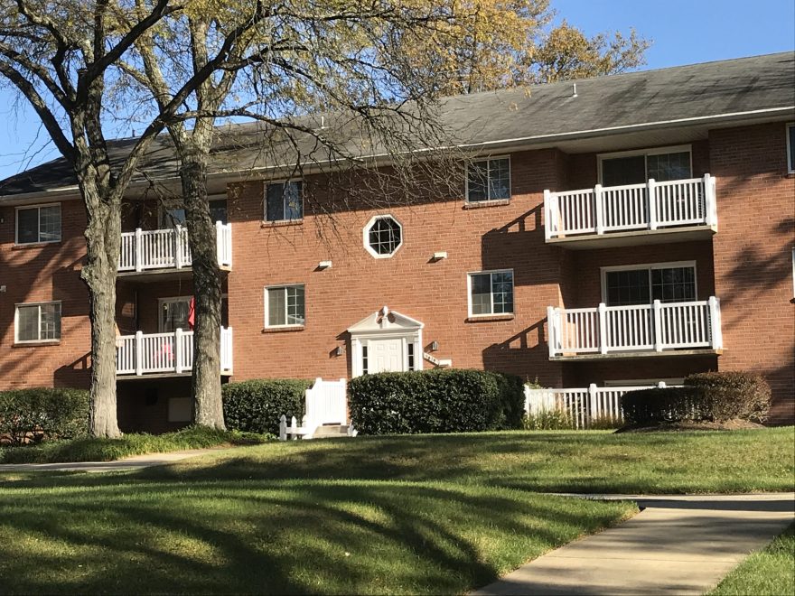 Dunhill Apartments White Vinyl Balcony Railing Replacement 2