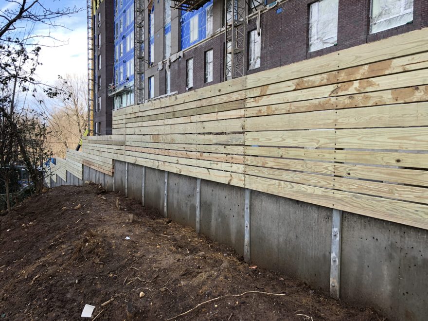 Horizontal Pressure Treated Wood Fence at Columiba Hills