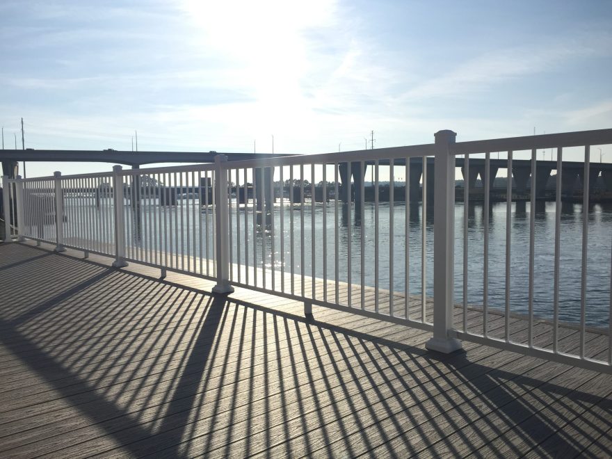 Railing at Harris Crab House