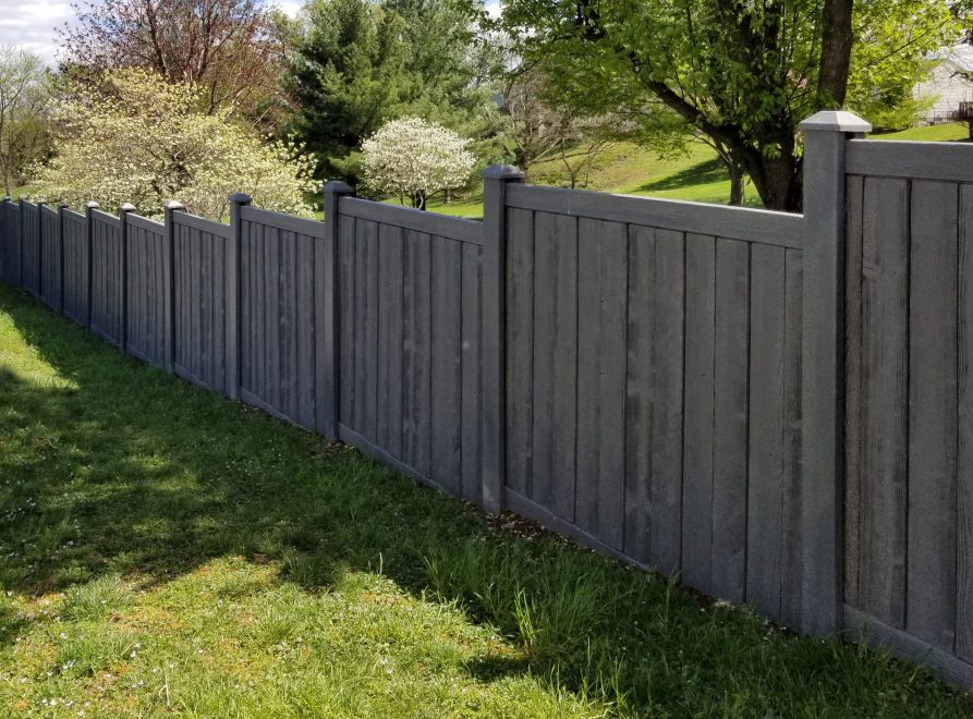 Simtek Ashland Natucket Gray Privacy Fencing