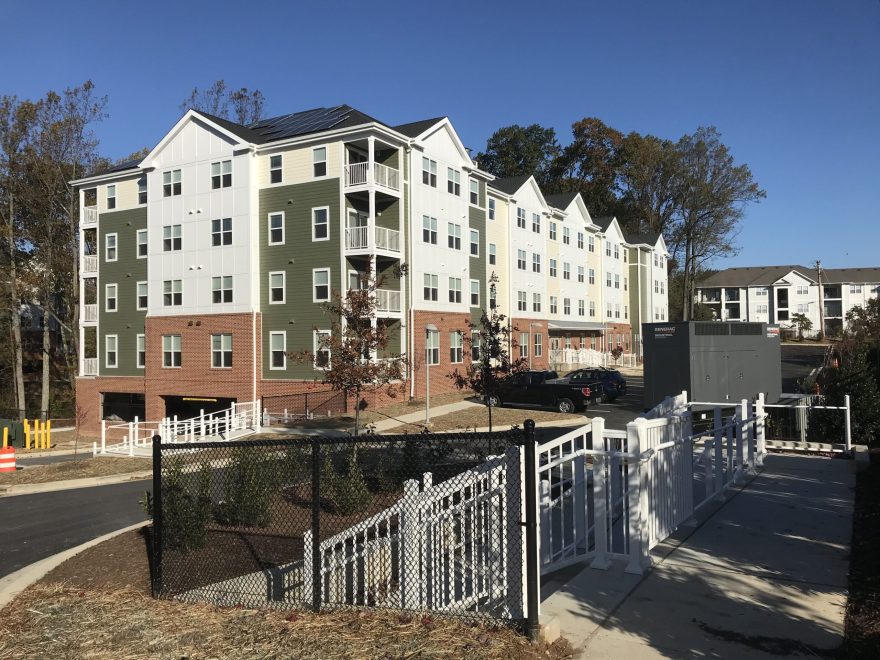 White Aluminum Balcony Railing at Red Run