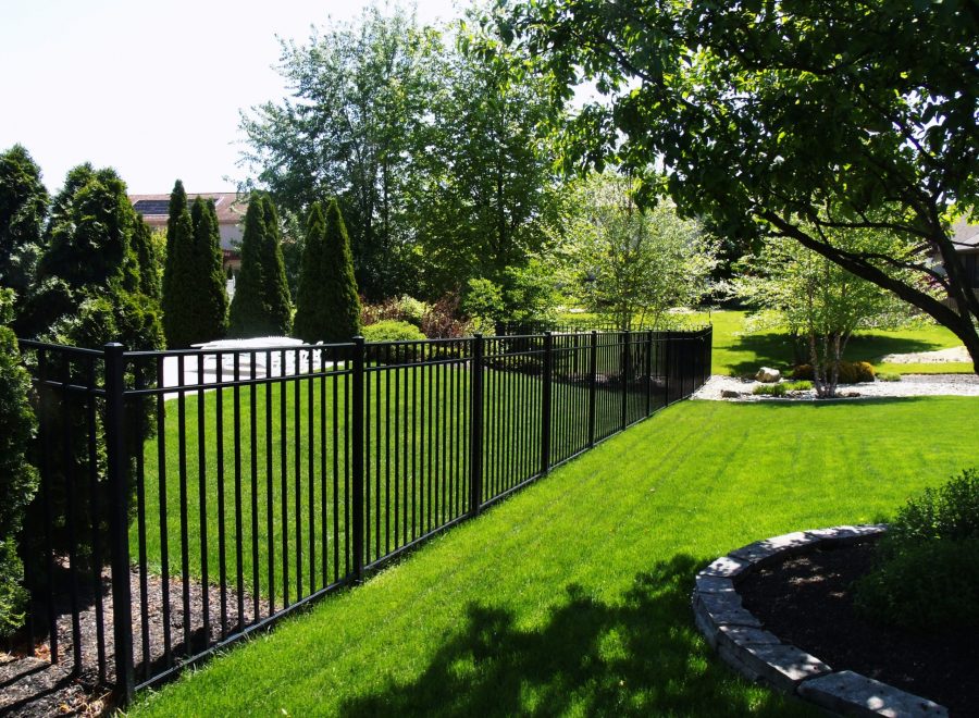 aluminum 3 rail fence